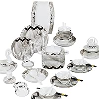 CHCDP Ceramic Tableware, Bowls, Utensils, Plates, Bone China Bowls, Chopsticks Set
