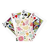 Bird Leaves Flower Plant Paint Poker Playing Magic Card Fun Board Game