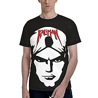 Kaliman Men T Shirts Short Sleeve T-Shirts 3D Print Crewneck Loose Breathable Top Sports Fitness Tee