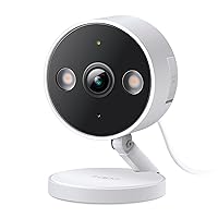 Tapo 2K QHD Security Camera, Indoor/Outdoor, 𝟮𝟬𝟮𝟰 𝗣𝗖𝗠𝗮𝗴 𝗘𝗱𝗶𝘁𝗼𝗿'𝘀 𝗖𝗵𝗼𝗶𝗰𝗲, Color Night Vision, Free Person/Pet/Vehicle Detection, Invisible IR Mode, SD Storage(Tapo C120)