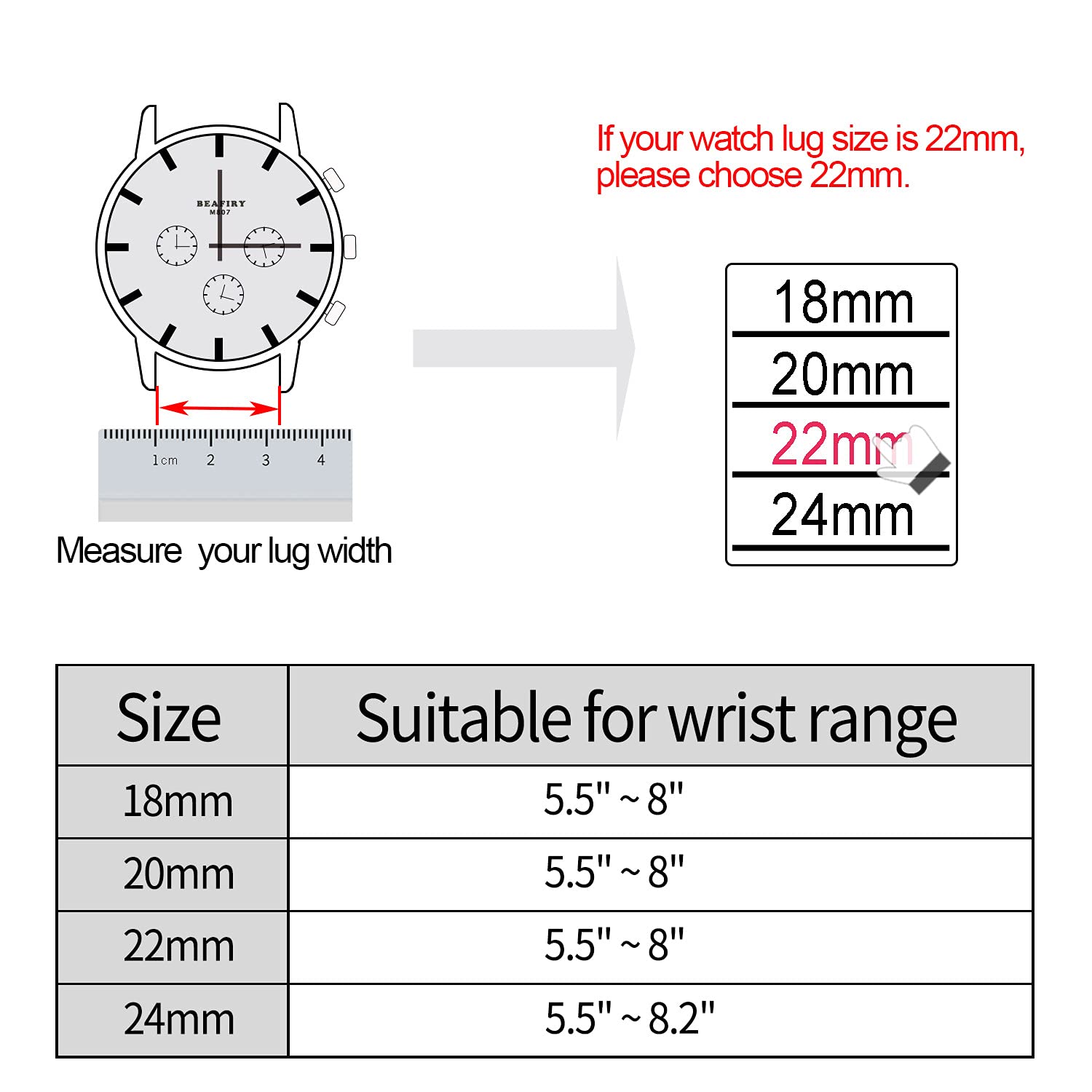 EACHE Quick Release Genuine Leather Watch Band 18mm 20mm 22mm 24mm Handmade Retro Leather Watch Straps For Men Women