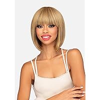 Amore Mio Hair Collection's AW-TWINKLE, Straight Bang Style EVERYDAY WIG, Color 44, Charcoal Gray