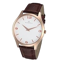 Gentry Series Stainless Steel Rose Gold Tone Watch