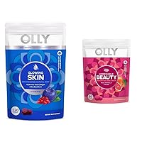 OLLY Collagen Skin Glow & Biotin Hair Skin Nails Grapefruit Gummies 120+60 Count
