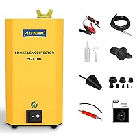 AUTOOL Automotive Smoke Leak Detector Evap Car Pipe Leakage Tester Fuel Leak Locator Universal for Motorcycle/Car/Truck