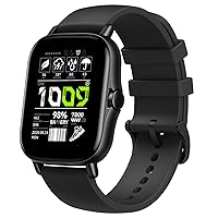 AmazfitGTS 2 SmartWatch for Men Android iPhone,Bluetooth Phone Call,Built-in ALEXA & GPS,Fitness Watch with 90 Sports Modes,Blood Oxygen Heart Rate Sleep Tracker,5 ATM Water Resistant, Midnight Black