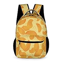Potato Chips Laptop Backpack Cute Daypack for Camping Shopping Traveling