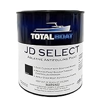 TotalBoat JD Select Ablative Antifouling Bottom Paint for Fiberglass, Wood and Steel Boats, Black, 1 Quart (Pack of 1)