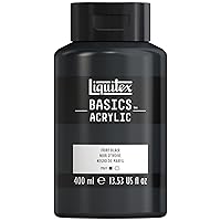 Liquitex BASICS Acrylic Paint, 400ml (13.5-oz) Bottle, Ivory Black
