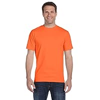 Gildan Men's Dryblend Moisture Wicking T-Shirt, Orange, 4XL