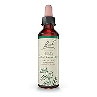 Bach Original Flower Remedies, Holly for Goodwill Towards Others, Natural Homeopathic Flower Essence, Holistic Wellness and Stress Relief, Vegan, 20mL Dropper