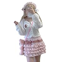  Packitcute Summer Ruffles Hem Cute Lolita Kawaii Dress
