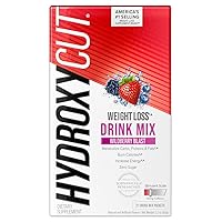 Weight Loss Drink Mix | Hydroxycut Lose Weight Drink Mix | Weight Loss for Women & Men | Weight Loss Supplement | Energy Drink Powder | Metabolism Booster for Weight Loss | Wildberry Blast, 28 Packets