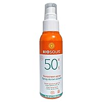 Sun Spray SPF 50 - Sunscreen Spray Conditions the Face and Body - Mineral-Based Filters - Protects Against Harmful Rays - Ideal for Tanned Skin - No White Marks - Non-Greasy - Vegan - 3.4 oz