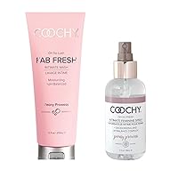 COOCHY Feminine Wash and Refreshing Spray Set: Moisturizing, Soothing, and pH-Balancing Vaginal Wash with Essential Oils for Optimal Intimate Care (2 piece set)