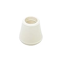 Shepherd Hardware 8751E Leg Tips 1/2-Inch Inside Diameter Rubber Chair Leg Caps, 24 Pack, White