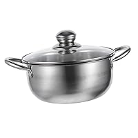 BESTOYARD 3 Pcs Stainless Steel Steamer Porridge Pot Glass Household Baby