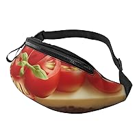 Cut Tomato Fanny Pack For Women And Men Fashion Waist Bag With Adjustable Strap For Hiking Running Cycling