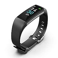 Fitness Tracker Heart Rate Monitor, Waterproof Smart Fitness Band with Step Counter, Calorie Counter, Pedometer Watch for Women and Men