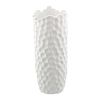 Deco 79 CosmoLiving by Cosmopolitan Porcelain Vase with Hammered Design, 6