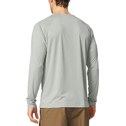 BALEAF Men's Sun Protection Shirts UV SPF UPF 50+ Long Sleeve Rash Guard Fishing Running Quick Dry Lightweight