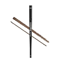 WUNDER2 DUAL BROW LINER Makeup Eyebrow Liner Pencil With Angled Tip and Ultra Fine Tip Dual Precision Brow Liner Eye Brow Make Up, Color Black/Brown