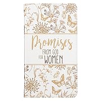 Promises from God for Women White Faux Leather, Ribbon Marker