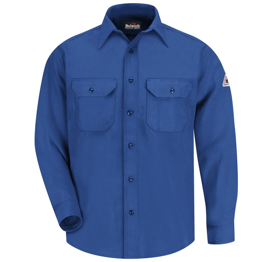 Bulwark Uniform Shirt, Nomex IIIA, 6 oz, Men, SND6RB, LNXL SND6RB-LN-XL