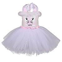 Baby Dresses Toddler Kids Girls Infant Cartoon Rabbit Role Play Fancy Costume Mesh Tulle Princess Dress Fall