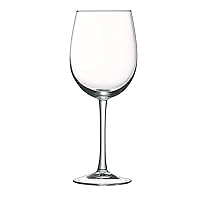 Arc Cardinal ArcoPrime Universal All-Purpose Tall Wine Glass, 19 Ounce, Set of 12,White,Red