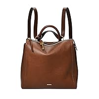 Fossil Bag for Women Parker, Eco Leather/Polyurethane Trim Backpack brown 29.3 cm L x 10.2 cm W x 26.7 cm H ZB1514200