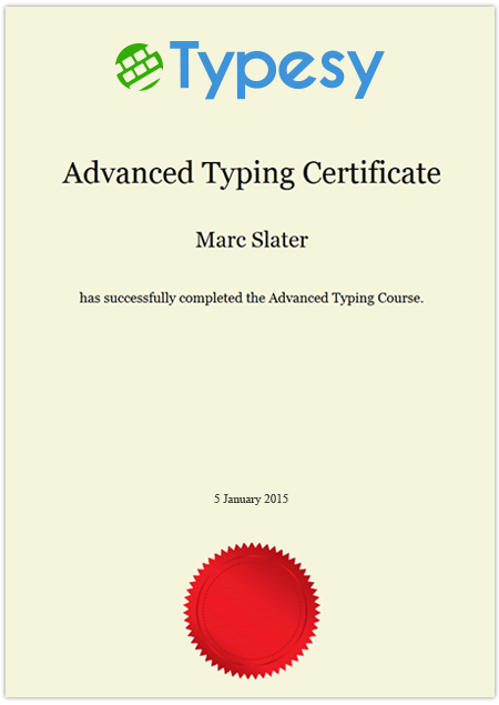Typesy Typing Instructor Software - Download for MAC