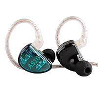 KZ AS10 in Ear Monitor Earbuds Headphone, Pure 5 Balanced Armature 5BA KZ Earbuds Earphone, Musician in Ear Monitor Headphone High Fidelity HiFi Headset (No Microphone, Green)…
