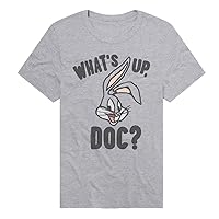 Popfunk Official Looney Tunes Catch Phrases Adult Unisex Classic Ring-Spun T-Shirt Collection