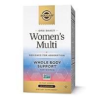 One Daily Women's Multi Whole Body Support Highly Absorbable Delayed Release Vitamin for Women, Supplement for Immune, Heart, Energy, Stress, Hair Skin Nails & Reproductive Health, 60 Servings