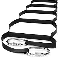 Reusable Fire Escape Ladder 3 Story 24 Foot | Made in USA Escape Ladders for 3-Story Homes | Compact | Lightweight & Portable | Fire Ladder Rope Multi-Functional & Weather Resistant