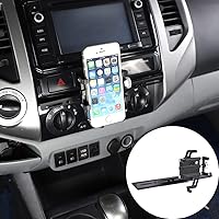 Dashboard Car Phone Holder Mount for 2011-2014 Toyota Tacoma Multifunctional Dash Panel Track, Practical Mobile Phone Navigation Stand Suitable for 4 to 7 inch Smartphones, Compatible with Tacoma