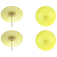 Koyal Wholesale 32-Inch Paper Parasol In Bulk 48-Pack Oriental Umbrella for Wedding, Party Favors, Summer Shade