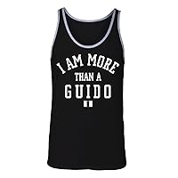 Manateez Men's I Am More Than A Guido Tank Top