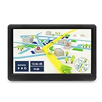 GPS Navigation for Car, Reclcatt 7 Inch GPS Navigator with Voice Broadcast Function and Speed ​​Camera Warning,Driving Alert