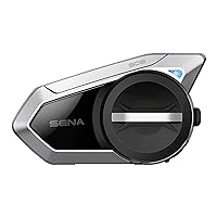 Sena 50S Motorcycle Jog Dial Communication Bluetooth Headset w/Sound by Harman Kardon Integrated Mesh Intercom System Premium Microphone & Speakers, Dual Pack