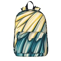 Wing Print Pattern Backpack Printing Backpack Light Casual Backpack Capacity 16 Inch With Laptop Compartmen