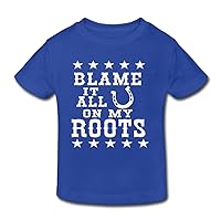 Blame It All On My Roots Stars Gift Baby Fashion Unique Cool T Shirts