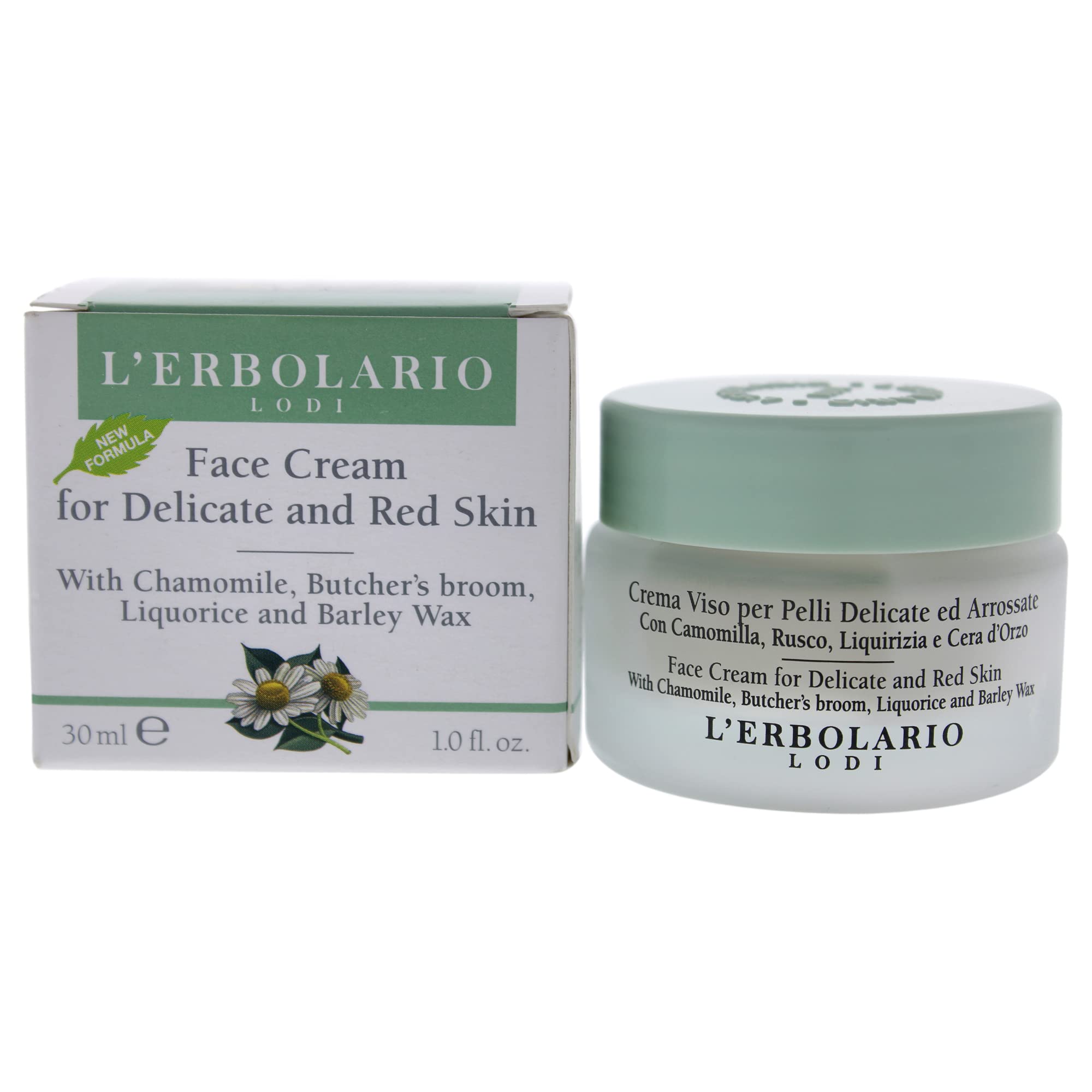 LErbolario Face Cream for Delicate and Red Skin For Women 1 oz Cream
