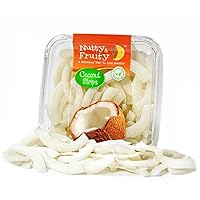 Nutty & Fruity - Dried Coconut Strips - Healthy Snack, Non-GMO, Vegan, Gluten-Free (6 oz)