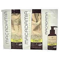 Macadamia Professional Nourishing Moisture Shampoo/Conditioner & Oil Treatment, 3 Count