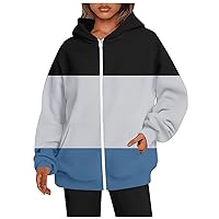 Womens Zip Up Hoodies Trendy Y2k Drawstring Jacket Coats Oversized Hooded Sweatshirts Drawstring Casual Long Sleeve