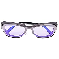 Dry Eye Relief Eyeglass, Blue Light Blocking Moisture Chamber Goggles with Stainless Steel Frame Anti-Pollen&Allergens