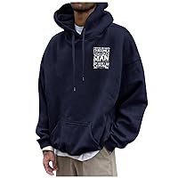College Hoodies Oversized Plain Hoodie Mens 2023 Fall Trendy Hoody Loose Fit Outdoor Workout Sweatshirts Pullover