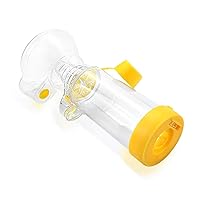 Spacer for Kids&Adult,Two Size Fit All Completely Sealed Yellow (Child)